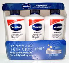 ヴァセリン アドバンスドリペア ボディローション 500ml × 3本入り