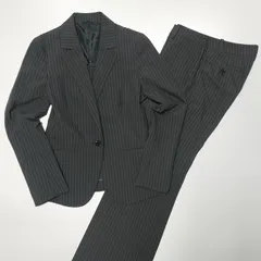 【THE SUIT COMPANY she】パンツスーツセットアップ　38　黒 THE SUIT COMPANY she】パンツスーツセットアップ 38 黒 スーツ