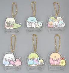 【中古】雑貨 全6種セット 「すみっコぐらし コレクションアクリルマスコット」 すみっコぐらし検定第2弾 記念グッズ