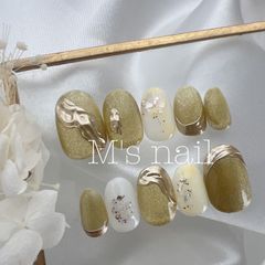 オーダーメイド/匿名配送可能/全サイズ入り/結婚式/成人式/成人式ネイル/ネイルチップ/ニュアンスネイル/24枚