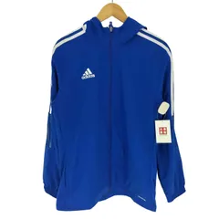 アディダス adidas 20AW TIRO21 フード付き サイドライン ナイロン ウィンドブレーカー メンズ JPN：M 