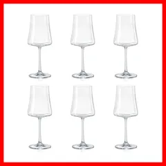 ワイングラス 6個セット 360ml 食洗機対応 ボヘミアングラス XTRA ガラス製  クリスタレックス 40862-360-6