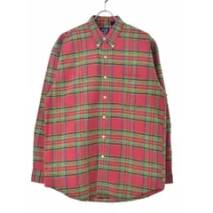 【GAP】90s OLD チェック柄ボタンダウン長袖シャツ