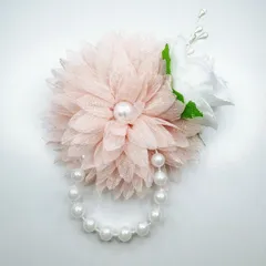 コサージュ 卒園式　卒業式　入園式入学式 結婚式 発表会 ＊フォーマルコサージュ＊パールブローチhh8