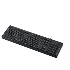 エレコム 有線キーボード メンブレン ブラック TK-FFCM01BK