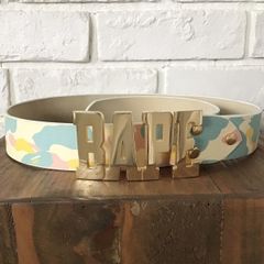 ☆Kanye West着用モデル☆ マルチカモ レザー ベルト a bathing