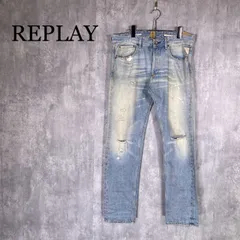 『REPLAY』リプレイ (34) ダメージ加工デニムパンツ