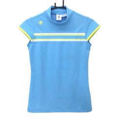 DESCENTE GOLF モックネック　半袖　シャツ　ストレッチ素材　洗える デサントゴルフ DESCENTE ゴルフ SUNSCREEN モックネック鹿の子半袖