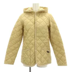 ラベンハム LAVENHAM LIBERTY キルティングジャケット コート フード付き コットン 36 M ベージュ /YQ ■OSのサムネイル