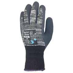 新品 [ユニワールド]手袋 Wonder Grip WG333 作業用 編み手袋 ゴム手の平 ゴムびき（グレーXL）