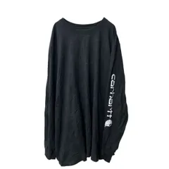 Carhartt 長袖 プリントTシャツ 3XL TALL カーハート 袖ロゴ ロンT ロングTシャツ 古着卸 アメリカ仕入 a705-6111