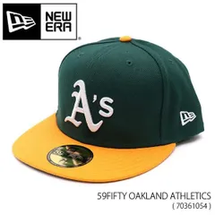 ニューエラ【NEW ERA】70361054 59FIFTY OAKLAND ATHLETICS オークランド・アスレチックス A’s キャップ 帽子