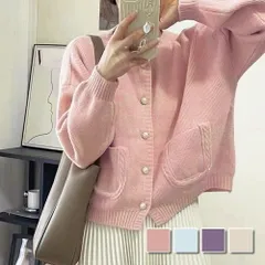 ショート丈2wayカーディガン レディース 10代 20代 30代 韓国ファッション カジュアル 秋 冬 無地 シンプル 上着 羽織り 暖かい ニット