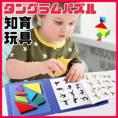 タングラム おもちゃ 知育 パズルゲーム シルエットパズル パズル マグネット 見本付き 教育おもちゃ 子供 知育玩具 老人 お年寄り 脳トレ 老人ホーム 高齢者 誕生日 クリスマス プレゼント