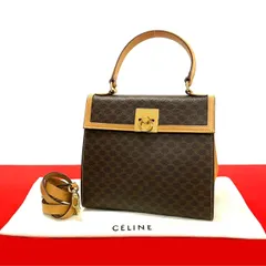 【美品】CELINE　セリーヌ　マカダム　フラップ　ショルダーバッグ　M14 2025年最新】セリーヌ マカダム ショルダーバッグ M14の人気