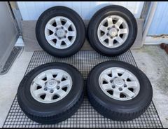 トヨタ 純正 215/70R15 6J+30 15インチ タイヤホイール 4本