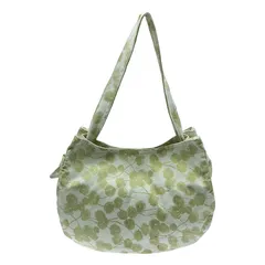 COMPTOIR DES COTONNIERS / コントワー・デ・コトニエ | 総柄 キャンバス ショルダーバッグ | ホワイト/イエロー系 | レディース