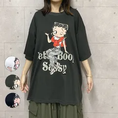 BETTY BOOP ベティブープ ベティちゃん ビッグTee ビッグ Tシャツ 前後プリント レディース 半袖