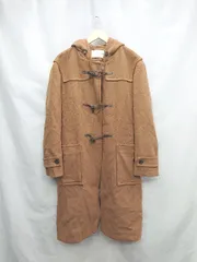 ◇ ⊆ GLOBAL WORK　グローバルワーク フード付　カジュアル 長袖 ダッフルコート サイズＭ ベージュ系 レディース E  【1503060009574】