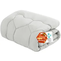 美品タグ付きCELINE ラヴァン羊毛肌掛布団2P 馬車ロゴ希少デザイン