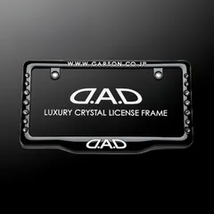 ＤＡＤナンバープレートカバー前後、ナンバーエンブレム２個３点セット普通車用中古品 楽天市場】D.A.D ジュエリー ナンバープレート エンブレム 2