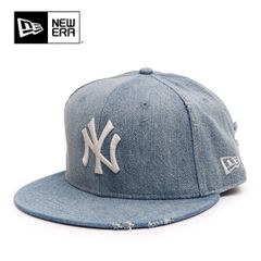 ニューエラ【ＮＥＷ ＥＲＡ】59FIFTY Damaged Series ニューヨーク・ヤンキース ウォッシュドデニム キャップ 5950 帽子 ダメージ加工 ユニセックス