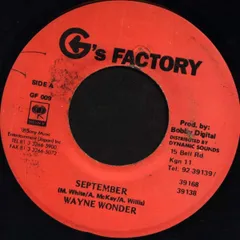 ジャマイカ7” Wayne Wonder September GF009 Gs Factory /00080