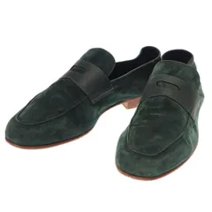 JOHN LOBB ジョン ロブ Hendra suedeペニーローファー 3198 グリーン 9のサムネイル