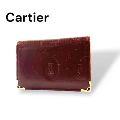Cartier カルティエ カードケース レザー ボルドー 251148772 I144