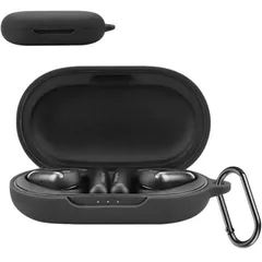 Anker Soundcore AeroFit 用 ケース【YXHH】Soundcore AeroFit カバー 収納 バッグ シリコン素材 柔らかい 着装まま充電可能 耐衝撃性 防水防塵 【ブラック】