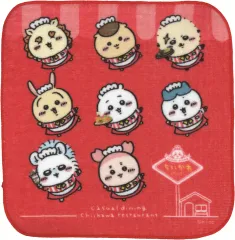 【中古】タオル・手ぬぐい 集合 ハンドタオル 「ちいかわ なんか小さくてかわいいやつ ちいかわレストラン」