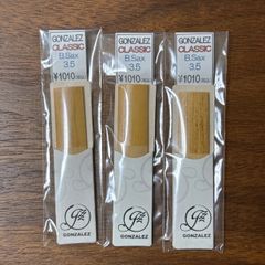 【お試し価格】B.Sax 3.5  ゴンザレス　クラシック　3.5  3点　バラ売りリード