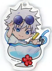 【中古】キーホルダー 五条悟A アクリルキーホルダー 「まるくじ 呪術廻戦 懐玉・玉折 【ちゃぽんっ!】」 中吉-1