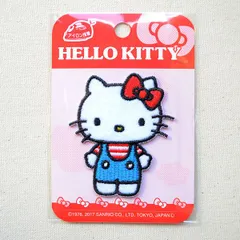 ワッペン アイロン ブランド アップリケ サンリオ ハロー キティ HELLO KITTY BC-BC13 ガチャガチャ レトロ