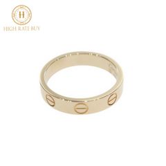 【未使用品】Cartier カルティエ ミニラブリング K18PG 750 ピンクゴールド 指輪 ジュエリー 9号 #49 レディース アクセサリー MINI LOVE RING