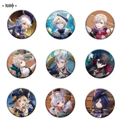 公式正規品　原神　缶バッジ　フリーナ　フレミネ　リネ　リネット　ヌヴィレット　リオセスリ　ナヴィア　シグウィン　クロリンデ　キービジュアル　立ち絵