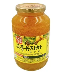 高興 ゴフン ハニー柚子茶 1kg　ゆず茶/韓国茶/韓国食材/韓国食品/蜂蜜茶/柚子茶/お土産/お中元/果実入お茶/飲物/飲み物/茶/韓国飲料/韓国食品/おいしい柚子茶/ハニーゆず茶 ゆず茶/ゆず茶/ユズ茶のサムネイル