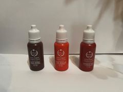 眉毛インク6本セット　バイオタッチ　アートメイク　タトゥ-色素◼︎匿名配送◼︎ バイオタッチ アートメイク 色素 インク 3本セット - メルカリ