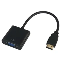HDMI VGA変換アダプタ　HDMI オス to VGA メスアダプタ