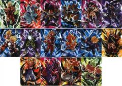 [중고] 클리어 파일 전 8종 세트 A4 클리어 파일 세트(2장 세트) [이치 반 쿠지 드래곤 볼 Rising Fighters with DRAGONBALL LEGENDS] I상