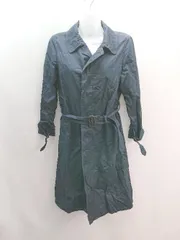 ◇ ◎ beauty&youth ステンカラー 裏地 花柄 スプリング 袖ベルト カジュアル 長袖 コート サイズS ネイビー レディース E  【1308160027042】