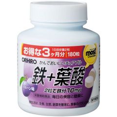 オリヒロ　MOSTチュアブル　鉄分　サプリメント　健康管理　【ORH】