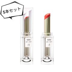 5本セット　UZU BY FLOWFUSHI ウズバイフローフシ 38℃/99°Fリップスティック トウキョウ +1 ライトオレンジ