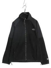 【お得なクーポン配布中!】 90s ノースフェイス GORE WINDSTOPPER フリース ナイロン 切替 ジャケット メンズ M / オールド アウトドア ハイネック フルジップ 黒 防風