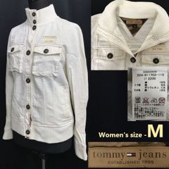 トーマスバーバリー ジャケット フード 刺繍ロゴ 古着女子 白 