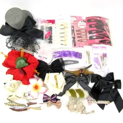 ラティス他 ヘアピン・ヘアクリップ 36点セット 未使用有 髪飾り ヘアアクセサリー まとめて 大量 レディース 【中古】