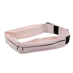 REMDY ランニングポーチ ポケット3つ コンパクト 揺れない 大容量 超軽量 防水 防汗 安定感 スマホ ペットボトル収納可【ピンクMサイズ】 [Pink] [M]