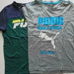 416 140cm PUMA 半袖Tシャツ2枚セット