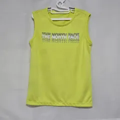 THE NORTH FACE(ザノースフェイス) 蛍光 ネオン ノースリーブ Tシャツ お子様の身長 120 ー 130cm 0703