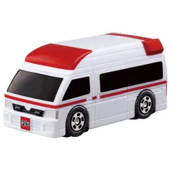タカラトミー 『 トミカ はじめてトミカ 救急車 』 ミニカー 車 おもちゃ 1.5歳以上 玩具安全基準合格 STマーク認証 TOMICA TAKARA TOMY